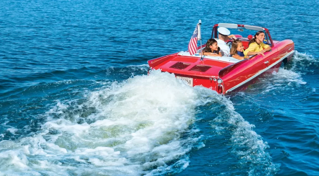 amphicar on lake