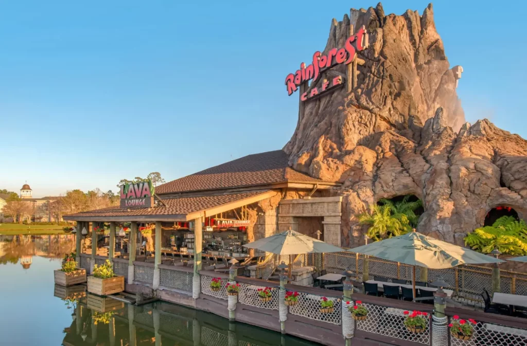 rainforest cafe no disney springs orlando