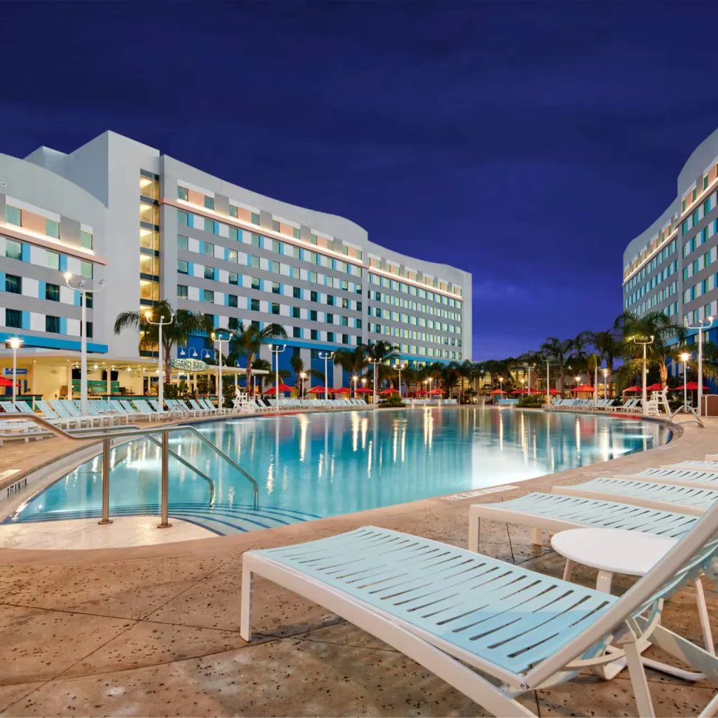 Hotel Mais Barato da Universal Orlando Endless Summer, Cabana Bay, Aventura Hotel