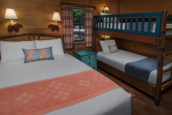 Quarto do hotel The Cabins at Disney's Fort Wilderness Resort