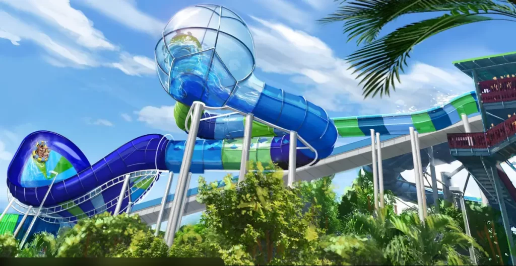 Toboágua Ray Rush no Aquatica Orlando