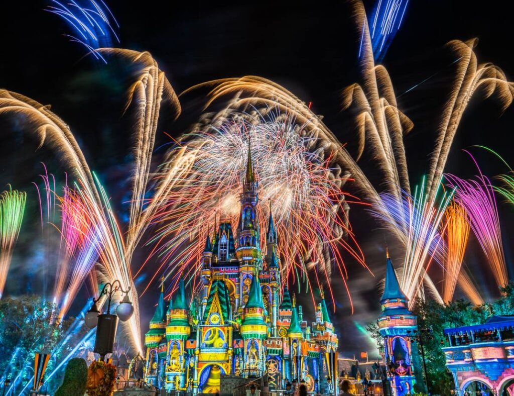 show de fogos no magic kingdom happily ever after