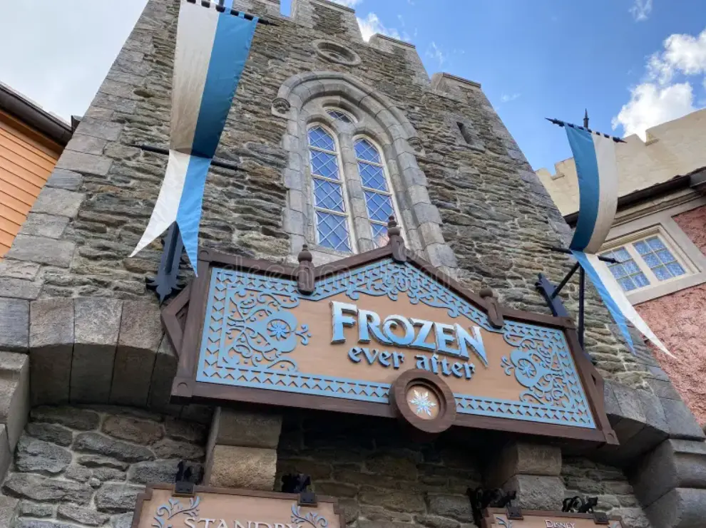 frozen ever after entrada