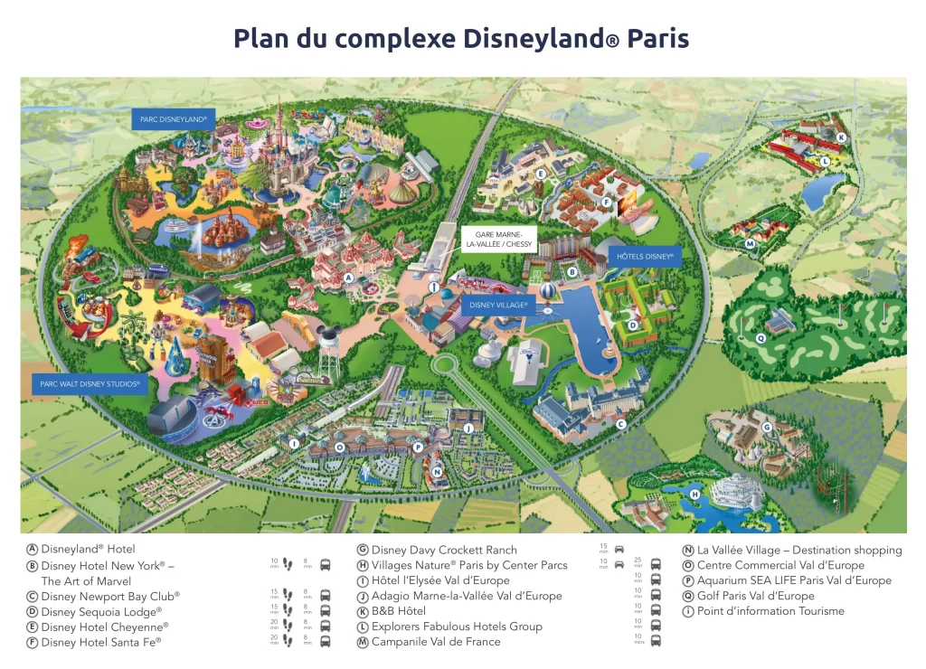 mapa disneyland paris