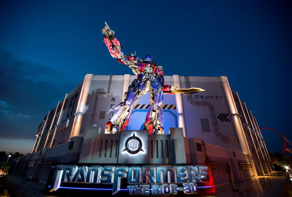 Transformers 3D na Universal Studios Orlando