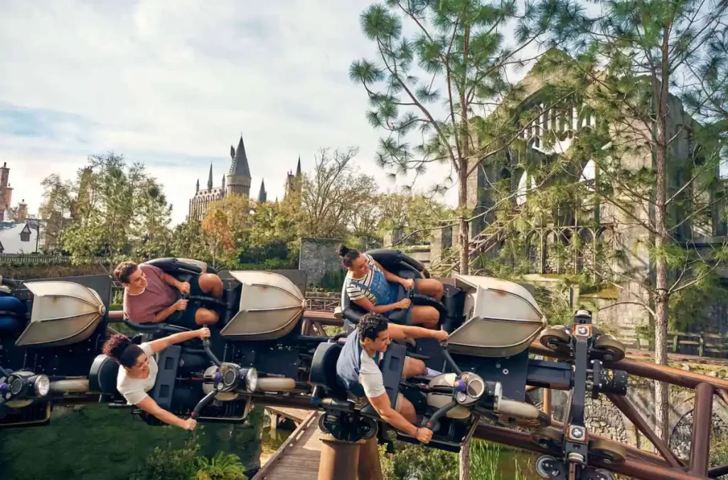 Montanha-russa Hagrid's Magical Creatures Motorbike Adventure