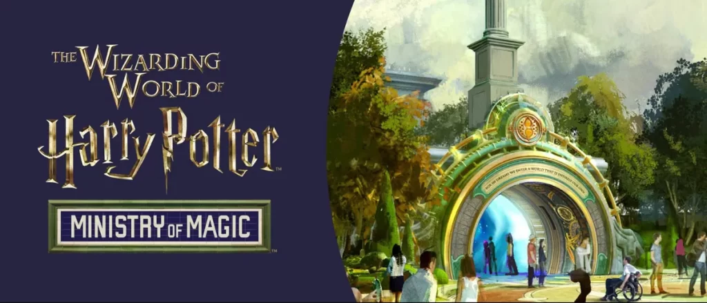 porta harry potter ministry epic universe