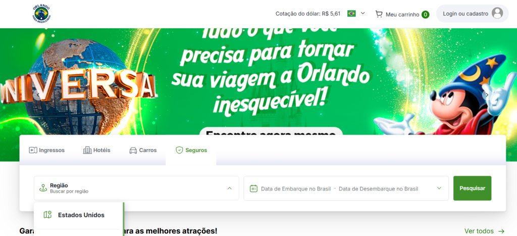 desconto seguro viagem orlando para brasileiros