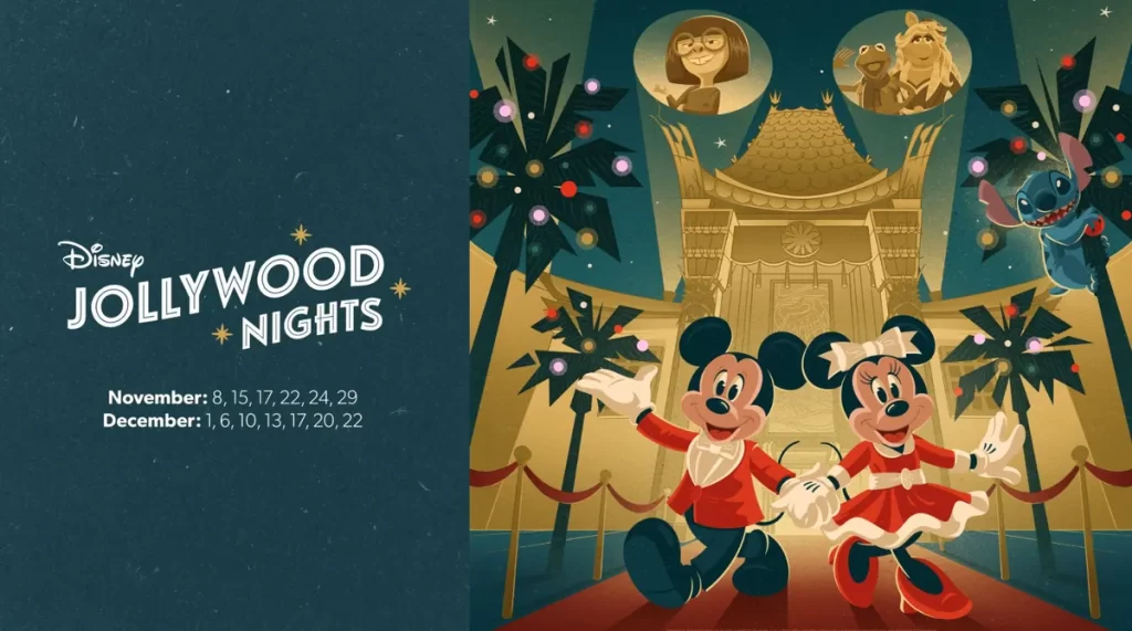 Datas oficiais do Disney Jollywood Nights 2025 no Hollywood Studios.