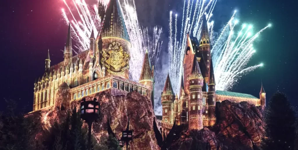 Show Castelo Harry Potter Orlando 2026 Horários e Melhores Lugares do Show de Luzes no Castelo de Hogwarts