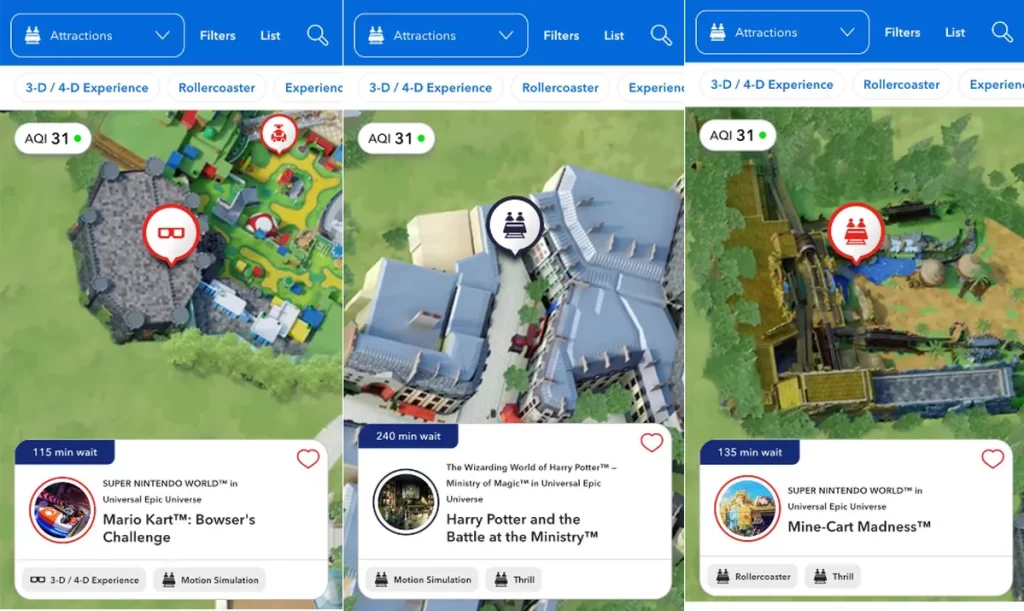 tempo de fila epic universe universal orlando