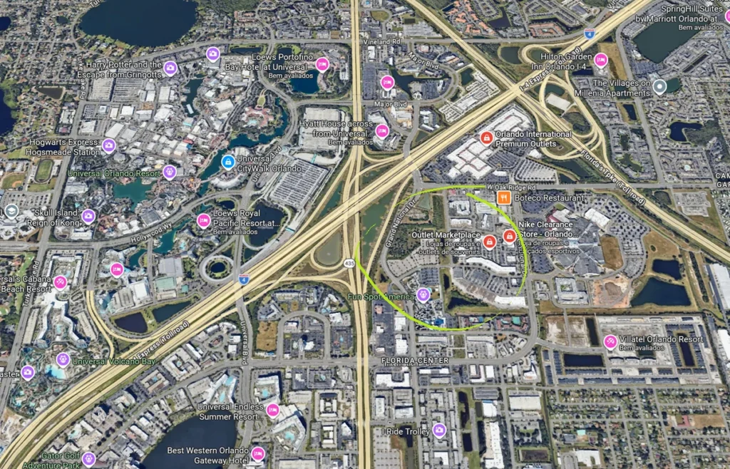 onde fica o marketplace outlet orlando