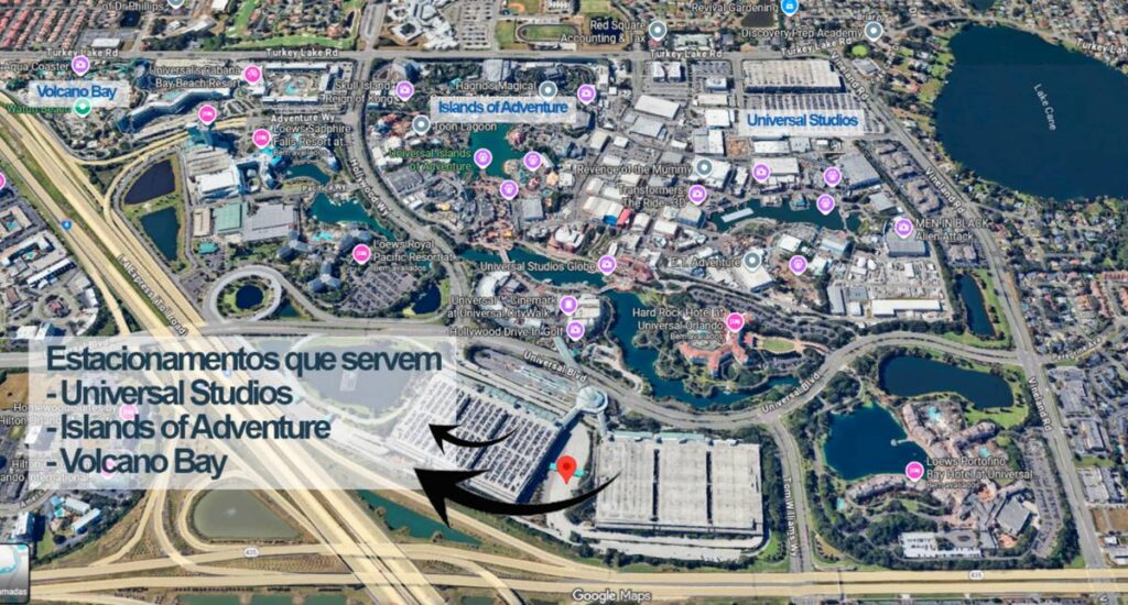 Estacionamento Universal Orlando 2026 Valor, Endereço e Como Funciona