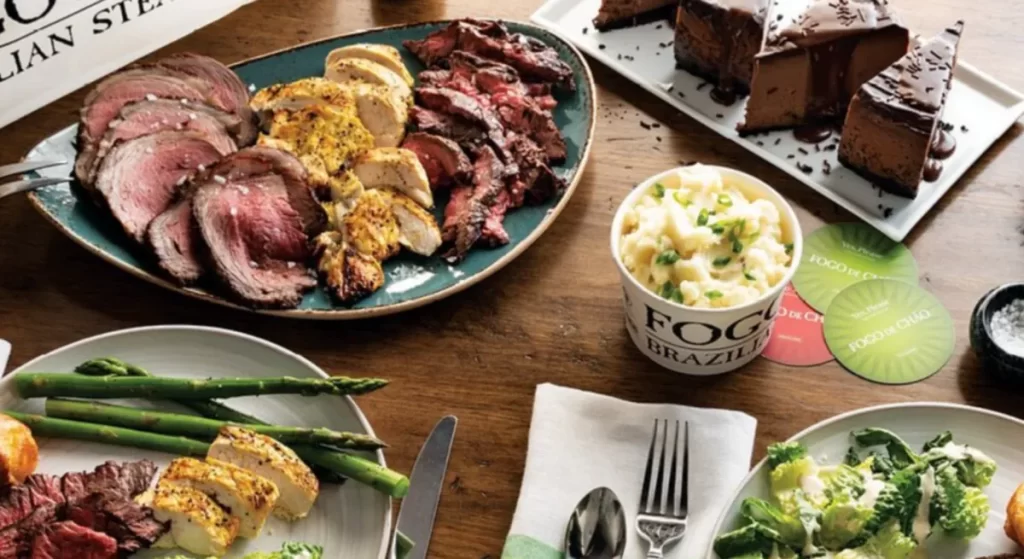 Comida Brasileira em Orlando - Fogo de Chão: a churrascaria mais famosa do Brasil também está presente em Orlando.