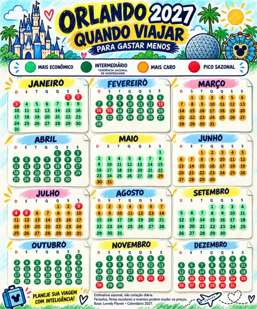 quando ir a Orlando para gastar menos