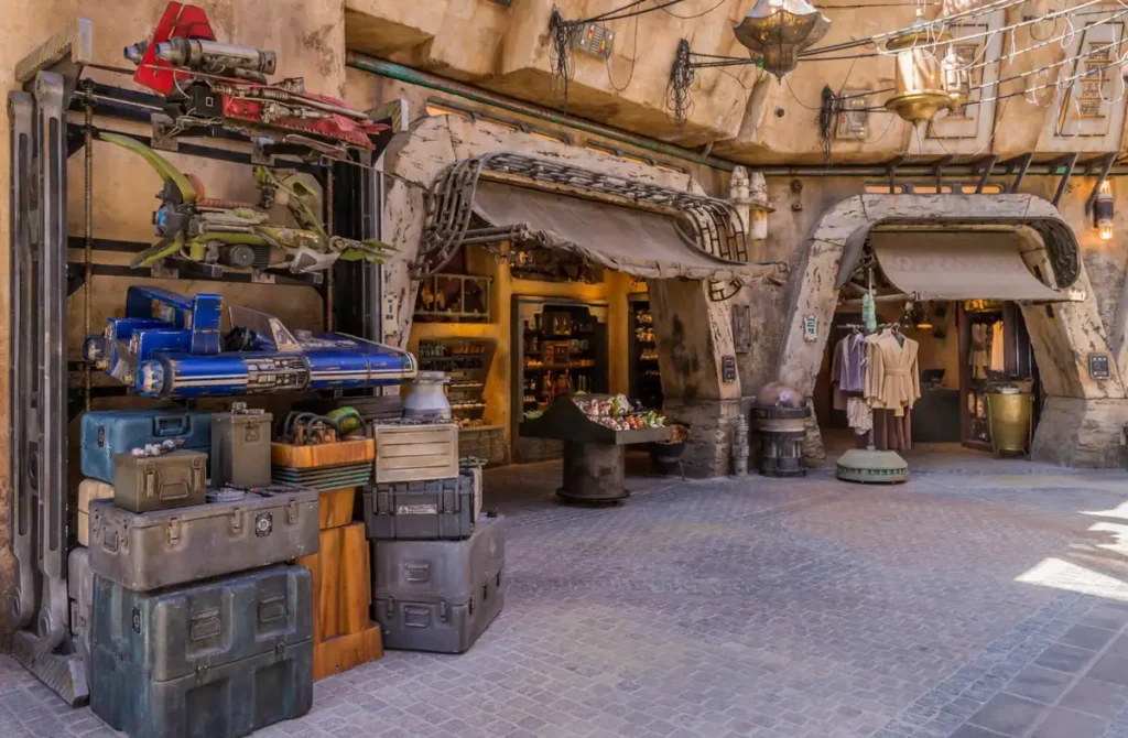 Mercado Black Spire Outpost na Star Wars Galaxy's Edge