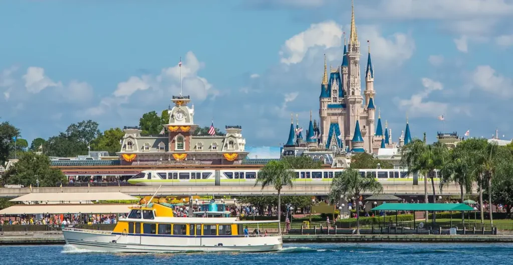 como chegar no magic kingdom de barco