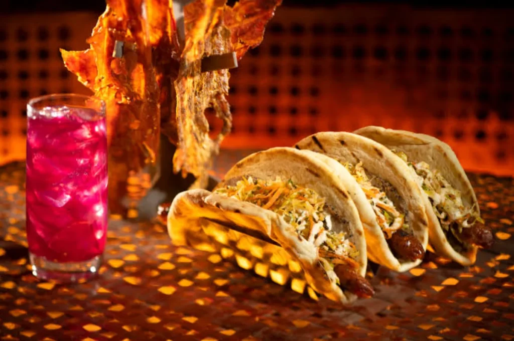Ronto Wrap, um dos lanches mais famosos do Ronto Roasters em Star Wars: Galaxy’s Edge.