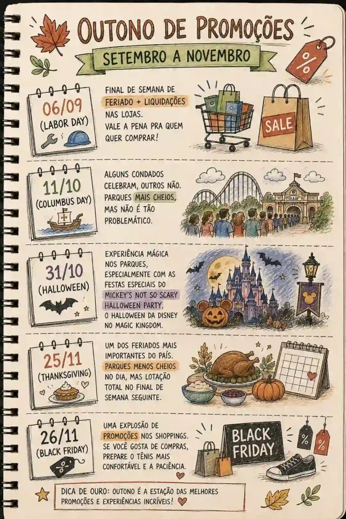 Feriados nos Estados Unidos 2027 - Outubro e Novembro