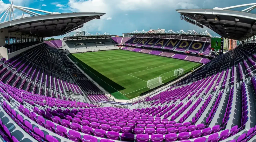 Estádio do Orlando City, palco dos jogos da equipe em Orlando.