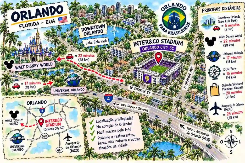 onde fica o estádio do orlando city
